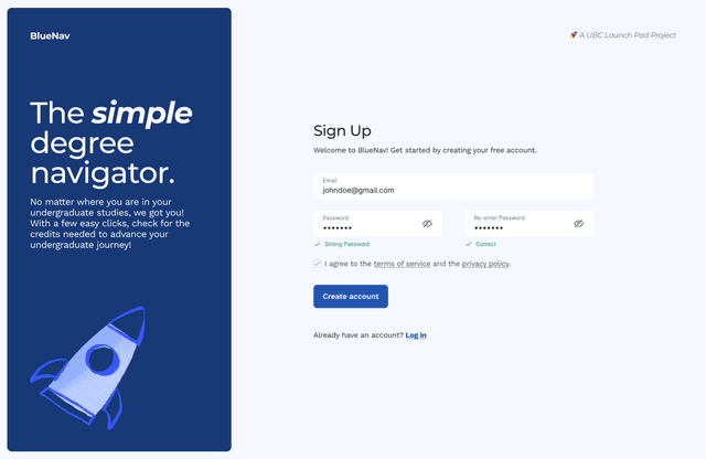 BlueNav screenshot